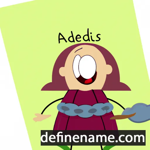 cartoon of the name Adeltrudis