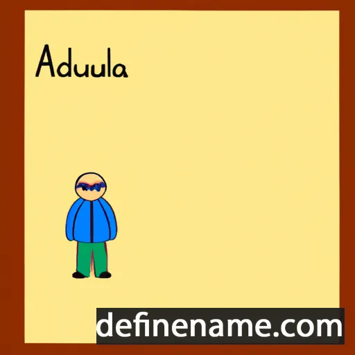 Adelunia cartoon