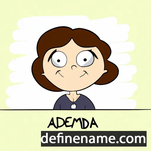 Ademija cartoon