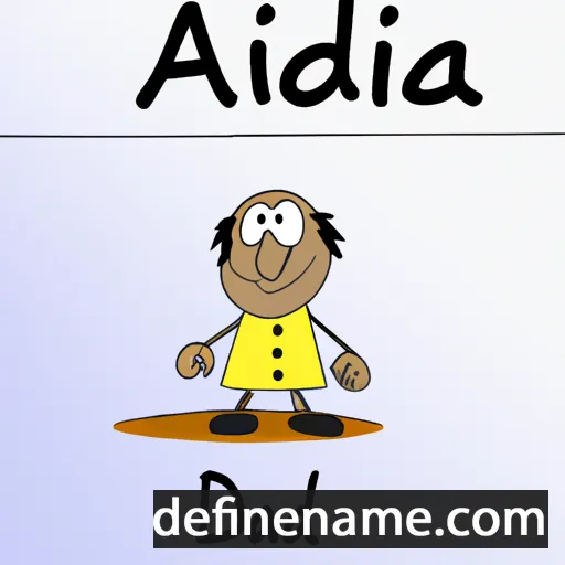 cartoon of the name Adgilis Deda