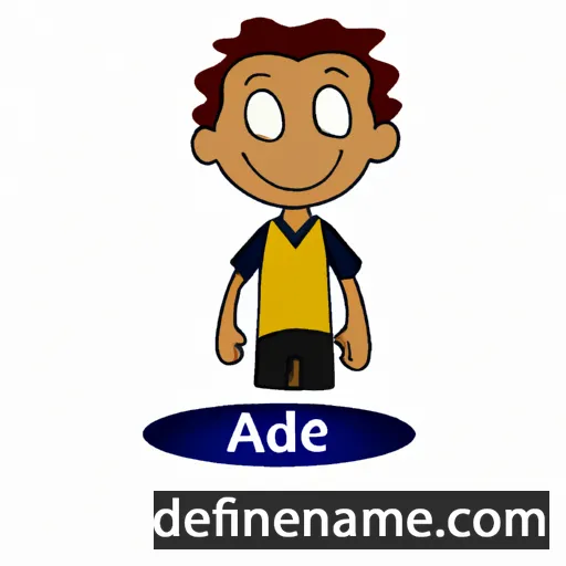 cartoon of the name Adiël