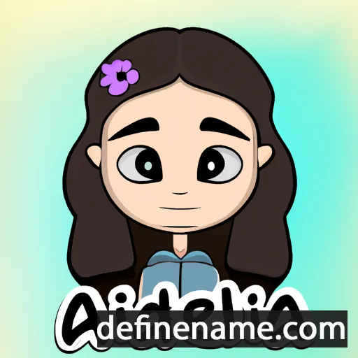 Adiela cartoon