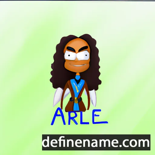 cartoon of the name Adirael