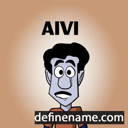 cartoon of the name Adiv