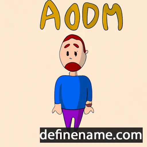 Adóm cartoon