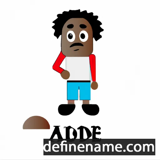 cartoon of the name Adofe