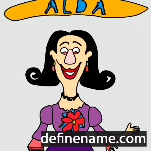 cartoon of the name Adolfa