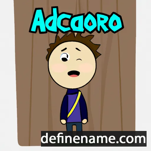 cartoon of the name Adoració