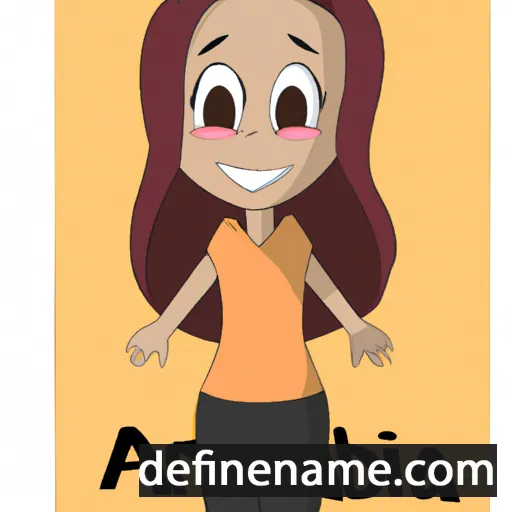 cartoon of the name Adoranda