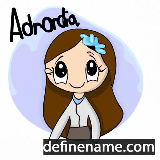 cartoon of the name Adorina