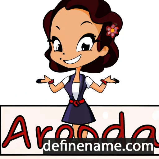 cartoon of the name Adorna