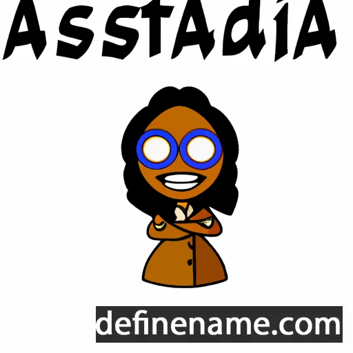 cartoon of the name Adrasta