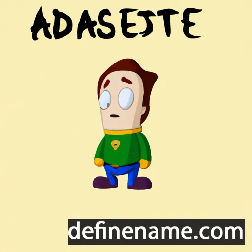 cartoon of the name Adrastée