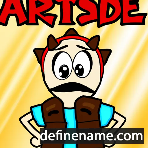 cartoon of the name Adraste