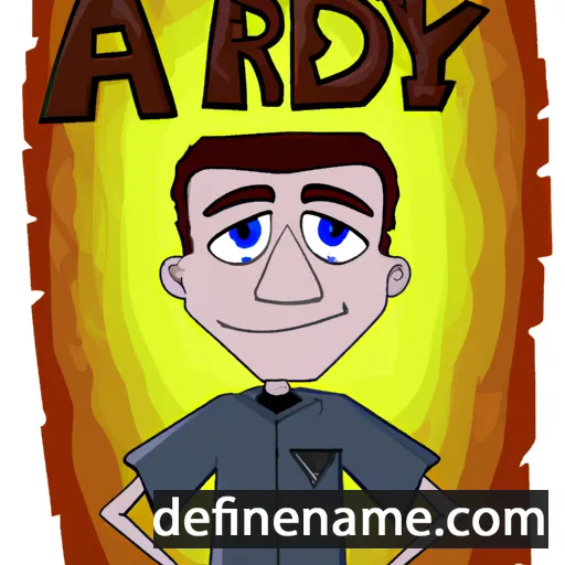 cartoon of the name Adrey