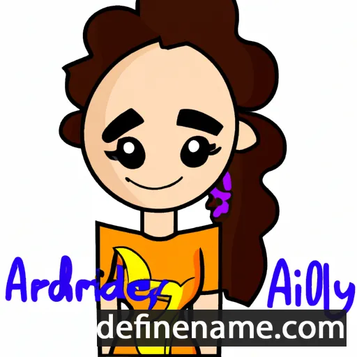 Adriely cartoon