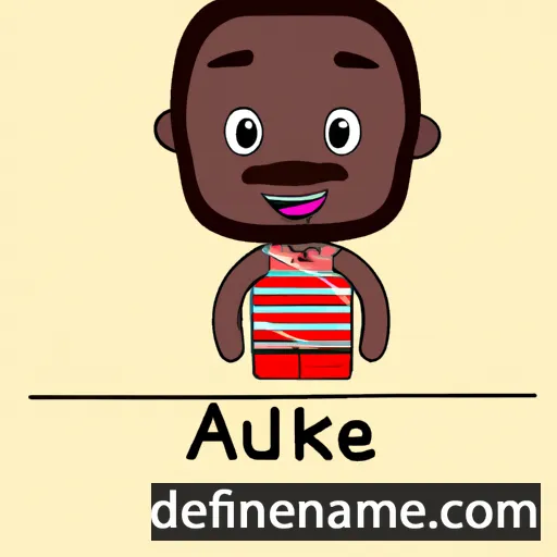 cartoon of the name Aduke