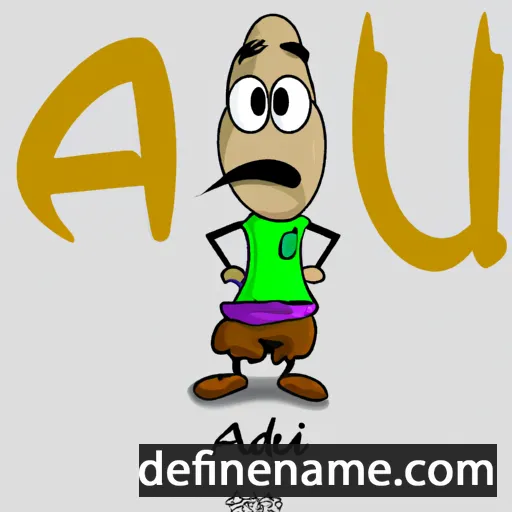 cartoon of the name Adut