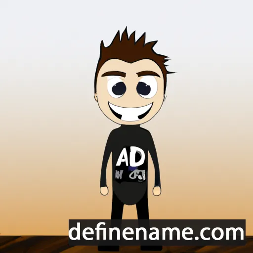 cartoon of the name Ady