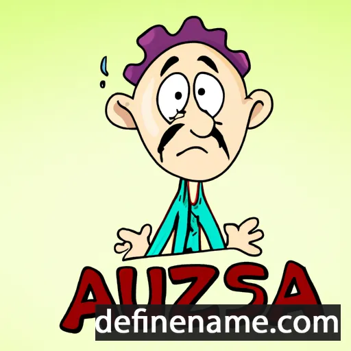 cartoon of the name Adzusa