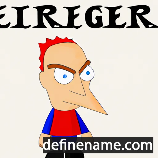 cartoon of the name Æringærðr