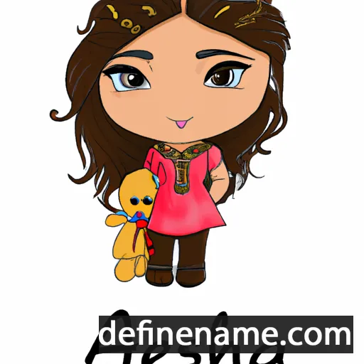 Aeesha cartoon