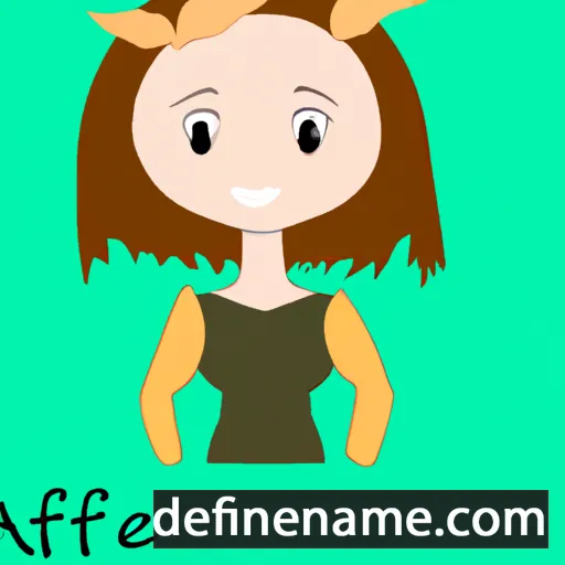 cartoon of the name Aeffie