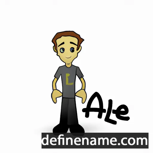 cartoon of the name Ael