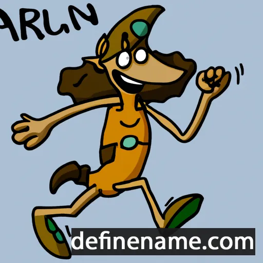 Aelrun cartoon