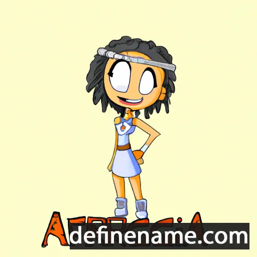 cartoon of the name Aergia