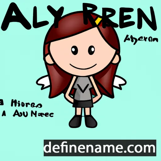 Aerilyn cartoon