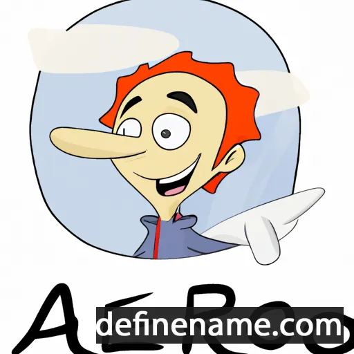 cartoon of the name Aero