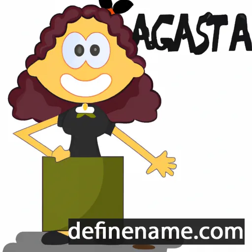 Ágosta cartoon