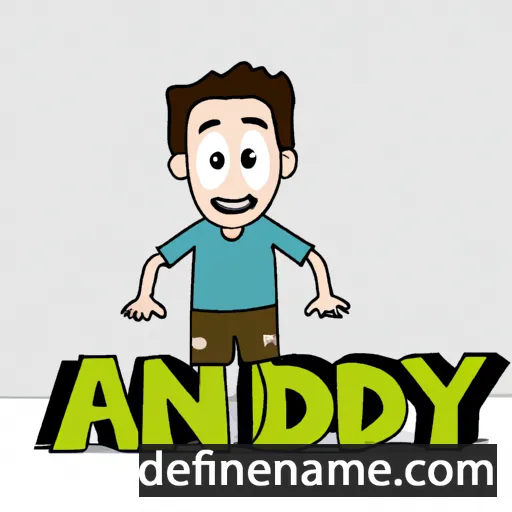 cartoon of the name Afandy