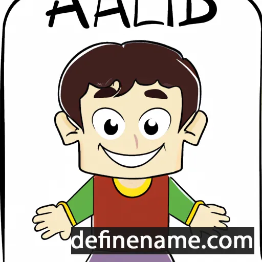 cartoon of the name Afdal