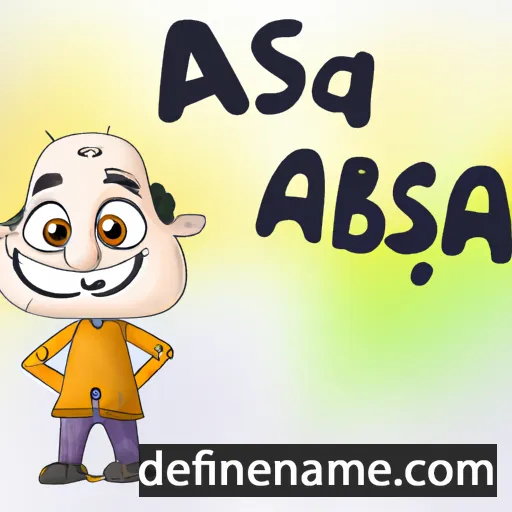 cartoon of the name Afrasiab