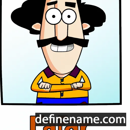 cartoon of the name Afraz