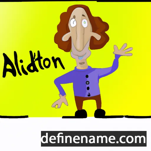 cartoon of the name Aftondil