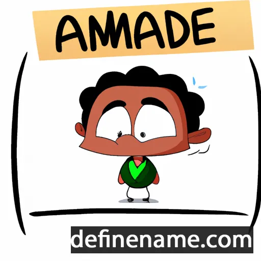 Agamédé cartoon