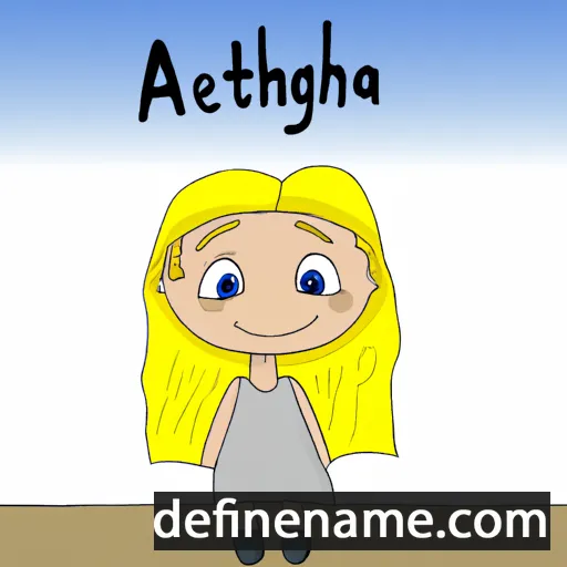 cartoon of the name Aganetha