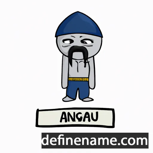 cartoon of the name Aganju