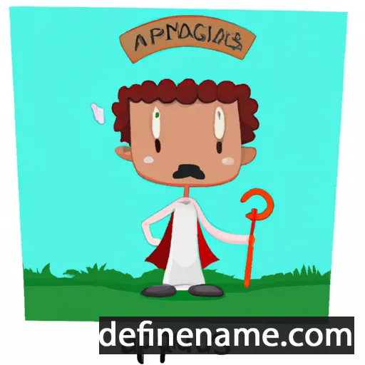 Agapius cartoon