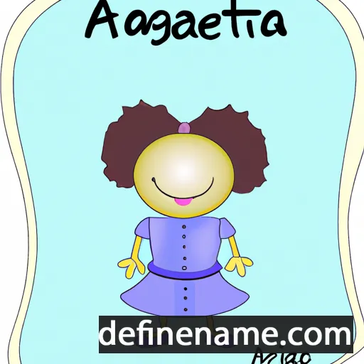 Agatangela cartoon