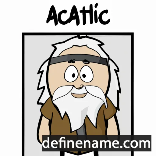 cartoon of the name Agathocles