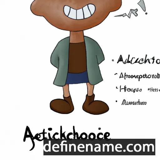 cartoon of the name Agathonike