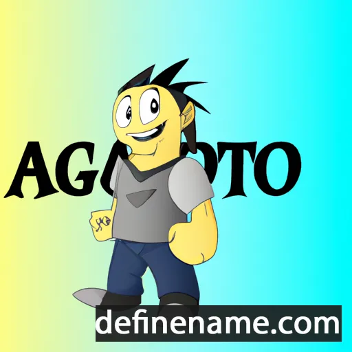 cartoon of the name Agato