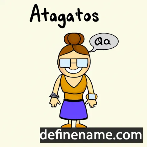 Agatonas cartoon