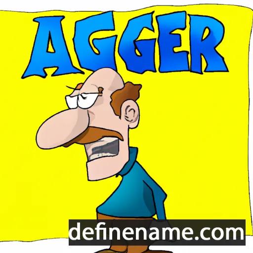 cartoon of the name Ager