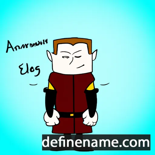 cartoon of the name Aghmund