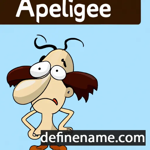 cartoon of the name Agilolphe